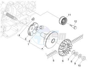 Nexus 300 ie e3 drawing Driving pulley