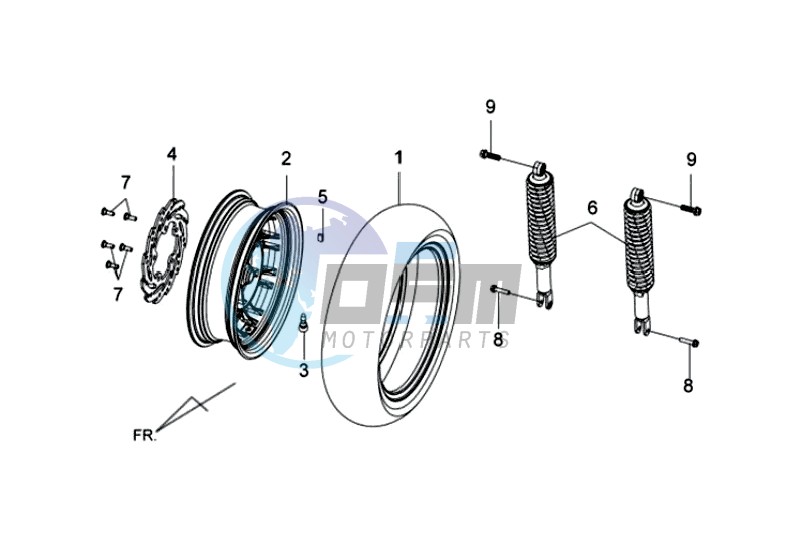 REAR WHEEL / REAR SUSPENSION