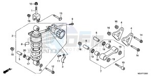 VFR1200XLF CrossTourer - VFR1200X 2ED - (2ED) drawing REAR CUSHION