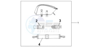 CBR1000RR9 France - (F / CMF TRI) drawing REAR SEAT BAG