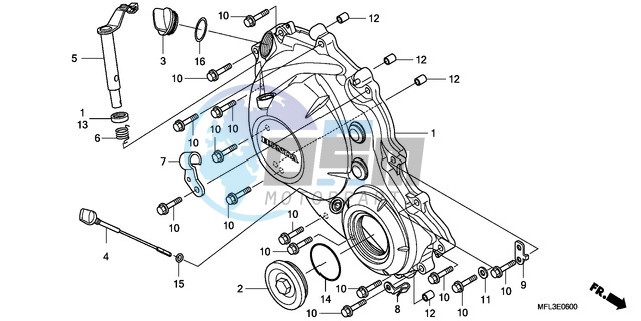 RIGHT CRANKCASE COVER