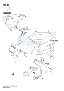 VZR1800 (E3) INTRUDER drawing SIDE COVER (VZR1800L1 E3)