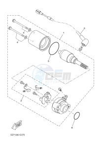 YZF-R125A YZF-R125 ABS R125 (BR61 BR61 BR61 BR61) drawing STARTING MOTOR