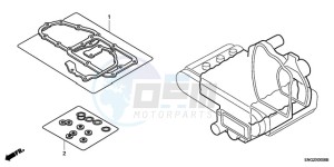 GL18009 UK - (E / AB MKH NAV) drawing GASKET KIT B