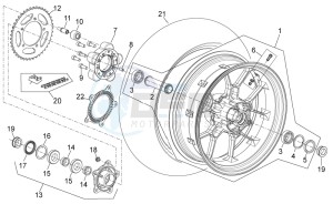 NA 850 Mana GT (AU, CN, EU, GB, IN, JP, K, USA) drawing Rear wheel