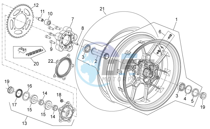 Rear wheel