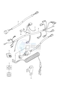 DF 9.9 drawing Electrical Non-Remote Control