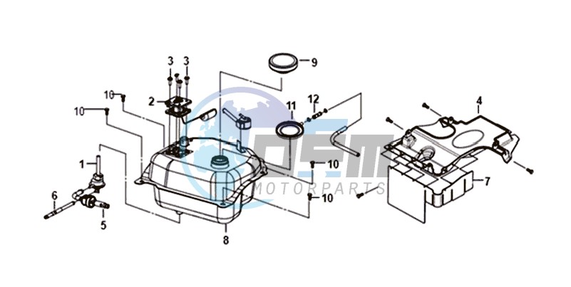 FUEL TANK -  FUEL GAUGE