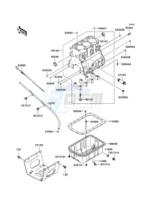 MULE 3010 DIESEL 4x4 KAF950B6F EU drawing Crankcase