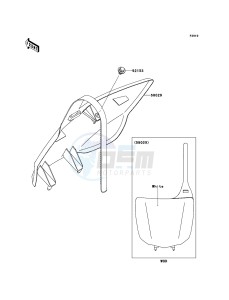 KX450F KX450E9F EU drawing Accessory