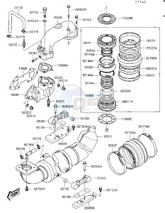 JF 650 B [TS] (B1-B2) [TS] drawing MUFFLER-- S- -