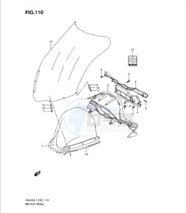 AN400Z drawing METER PANEL (AN400AL1 E24)