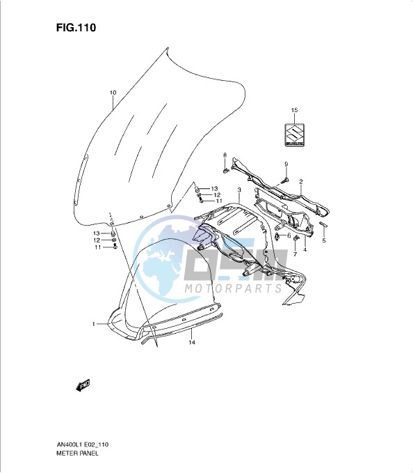 METER PANEL (AN400AL1 E24)