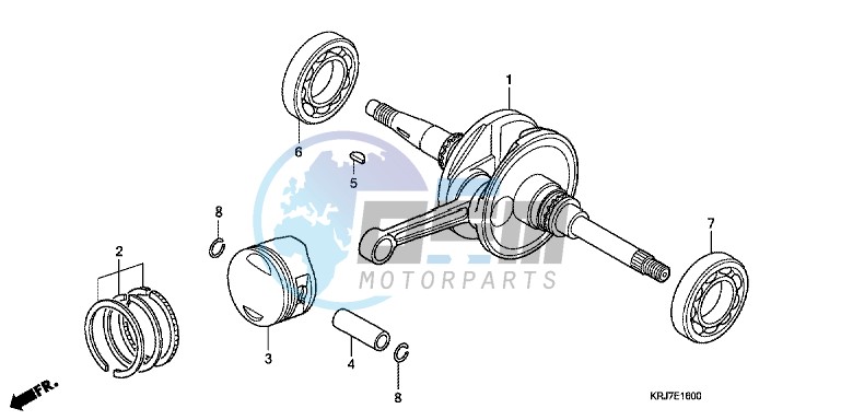 CRANKSHAFT/ PI STON