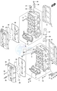 DF 300AP drawing Cylinder Head