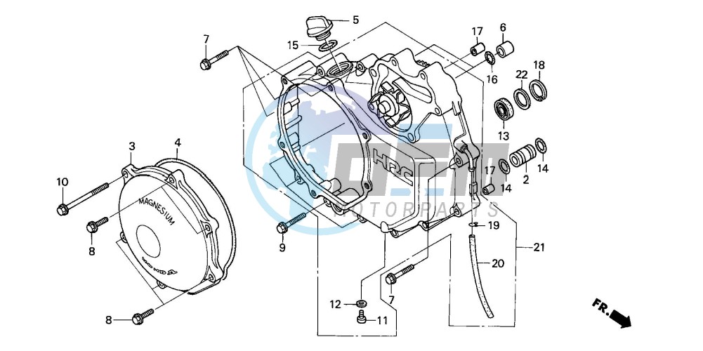 RIGHT CRANKCASE COVER