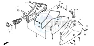 SFX50 drawing AIR CLEANER