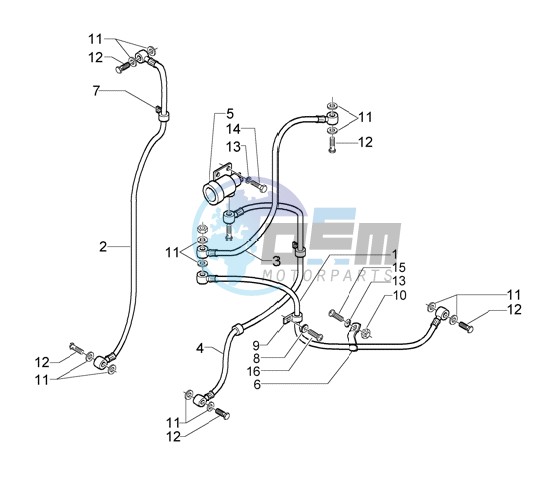 Brake piping