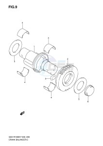 GSX-R1000 (E2) drawing CRANK BALANCER