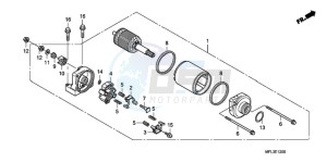 CBR1000RA9 KO / ABS HRC MME drawing STARTING MOTOR