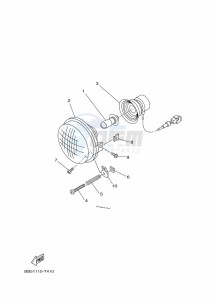 YFM450FWB YFM45KDXK (BJ59) drawing HEADLIGHT