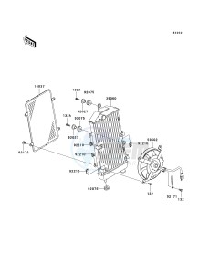 VN 900 D[VULCAN 900 CLASSIC LT] (6F-9F) D7F drawing RADIATOR