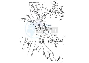 TRX 850 drawing FRONT MASTER CYLINDER