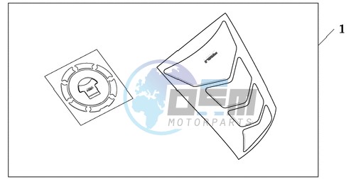 TANKPAD / FUEL LID COVER