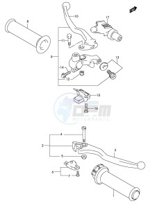 GZ250 (P19) drawing HANDLE LEVER (MODEL K3)