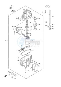 DF 140A drawing Fuel Vapor Separator