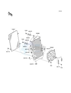 VN 900 D[VULCAN 900 CLASSIC LT] (6F-9F) D9F drawing RADIATOR