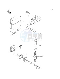 KVF 400 B [PRAIRIE 400] (B1) [PRAIRIE 400] drawing IGNITION SYSTEM