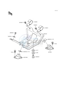 JS 550 C [550 SX] (C1-C5) [550 SX] drawing ENGINE MOUNT