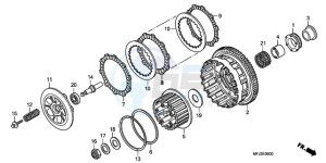 CBR600RR9 BR / MME - (BR / MME) drawing CLUTCH