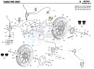 TANGO 125 PRO drawing WHEELS