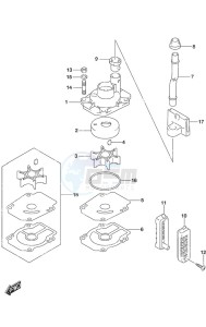 DF 30A drawing Water Pump