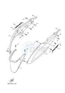 HW125 XENTER 125 (53B5) drawing SIDE COVER