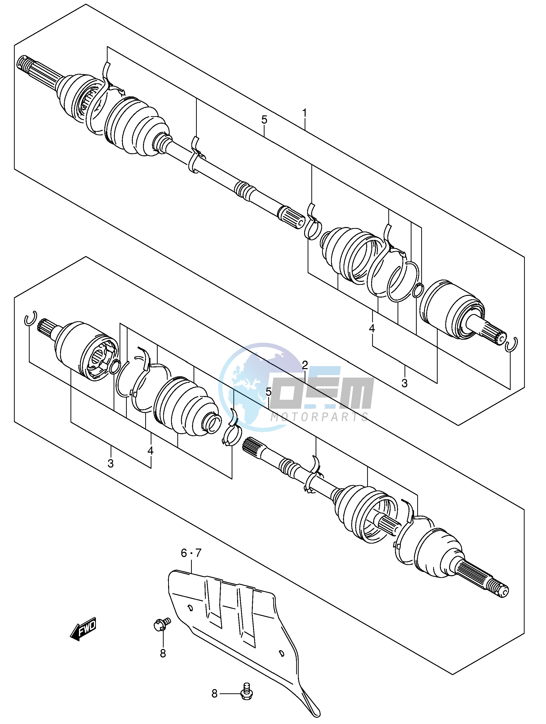 FRONT DRIVE SHAFT