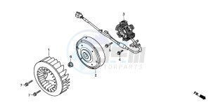 SJ50 BALI drawing GENERATOR