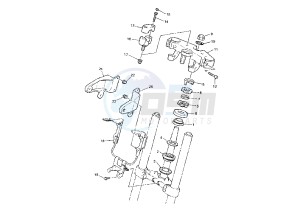 XJR 1300 drawing STEERING