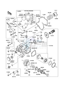 VN1600 MEAN STREAK VN1600B6F GB XX (EU ME A(FRICA) drawing Front Bevel Gear