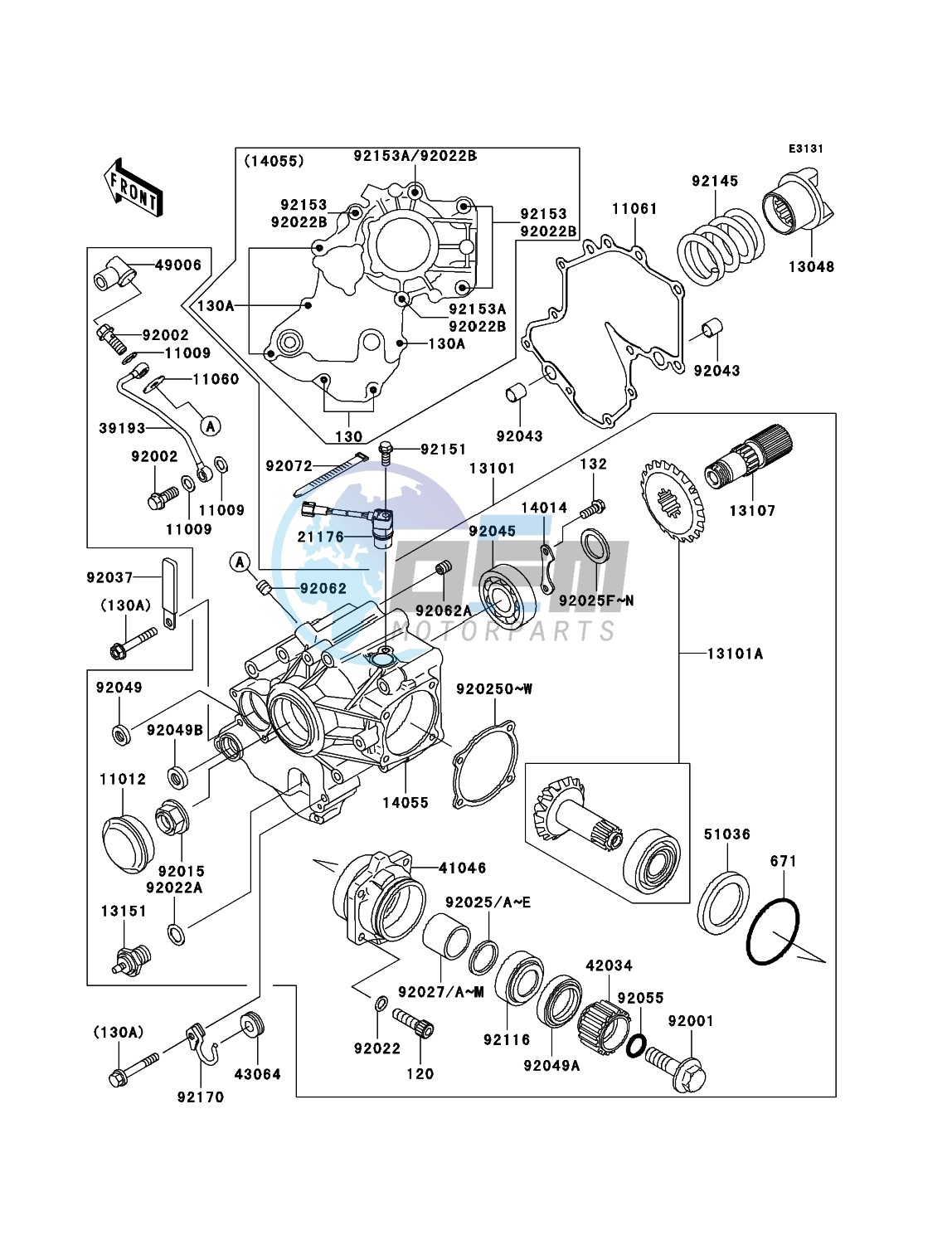 Front Bevel Gear