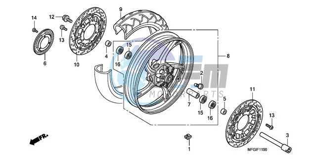 FRONT WHEEL