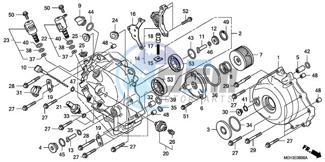 RIGHT CRANKCASE COVER