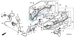 CBR1000RAA Europe Direct - (ED / ABS HRC) drawing AIR INTAKE DUCT/SOLENOID VALVE