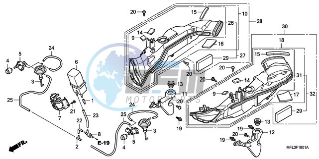 AIR INTAKE DUCT/SOLENOID VALVE