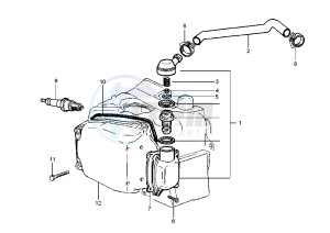 Hexagon GTX 125-180 drawing Oil drain valve