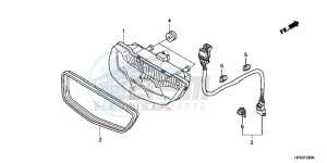 TRX420TED TRX420 Europe Direct - (ED) drawing TAILLIGHT