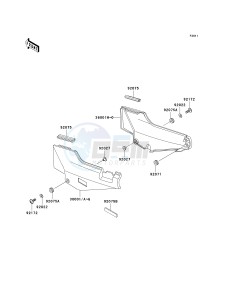 ZG 1000 A [CONCOURS] (A15-A19) [CONCOURS] drawing SIDE COVERS