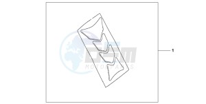 CBF600N drawing TANK PAD HRC LOGO